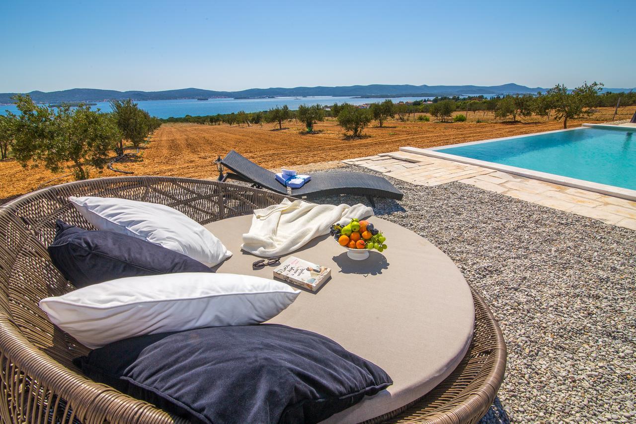 Estate Villa Duo Biograd Na Moru Buitenkant foto
